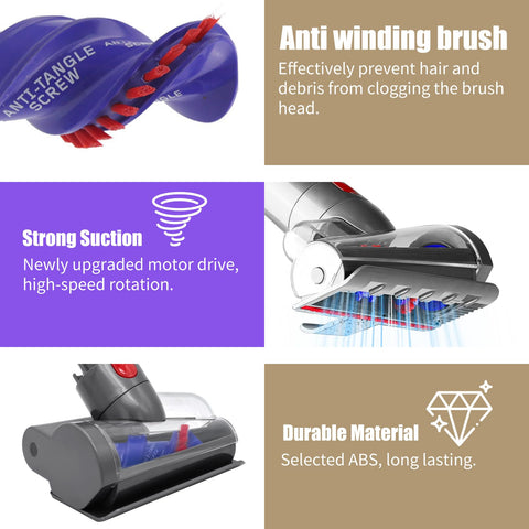 Vanclearidea anti-tangle brush head prevents hair wrapping