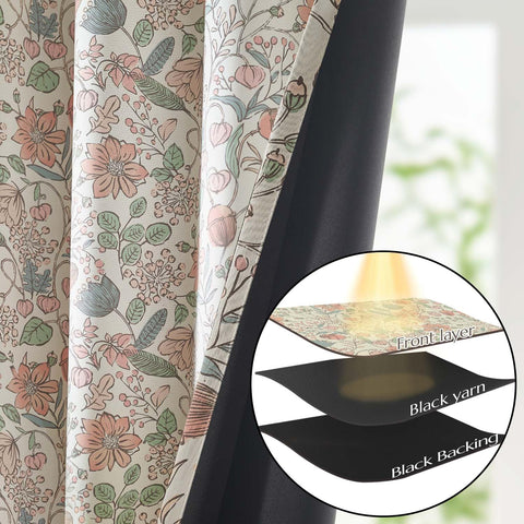 Vangao pink nursery curtains help create a calm distraction-free space.
