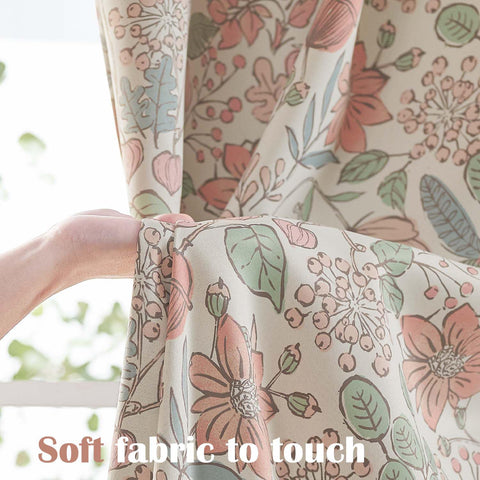 Vangao farmhouse style curtains for kids room add character and warmth.