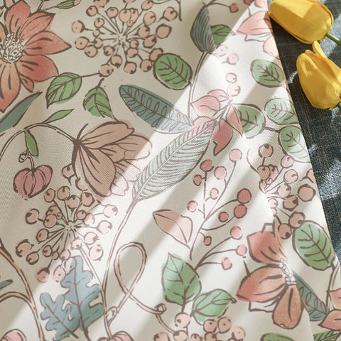 Vangao floral pattern drapes for nursery enhance charm and space feel.