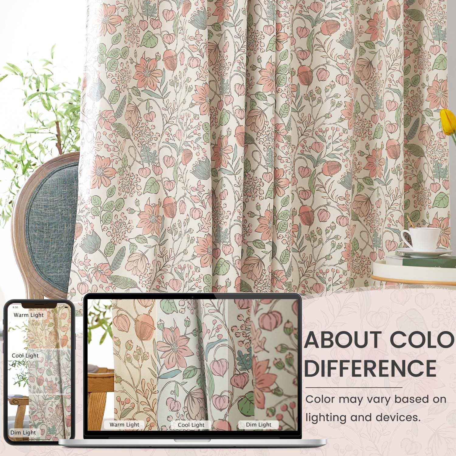 Vangao ready made curtains for nursery are easy to care for.