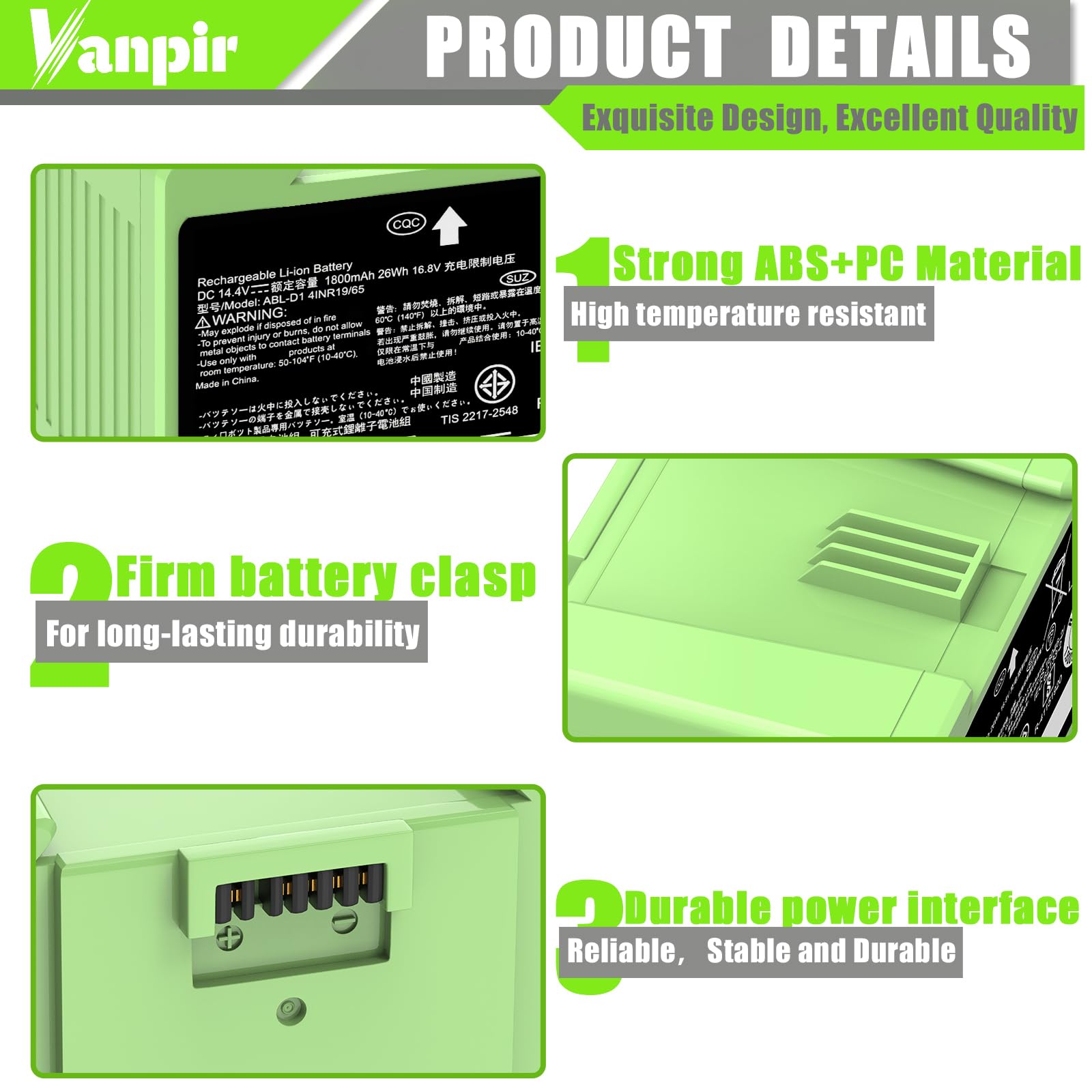 VANPIR ABL-D1 easy installation with clear guidance.