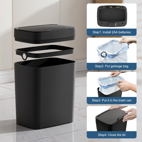 Vanpopubs 2.7 gal capacity shown in perspective