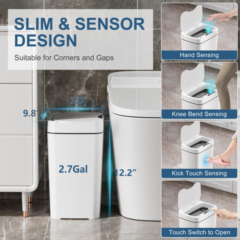 Vanpopubs IPX5 waterproof can withstand bathroom splashes and easy cleaning.