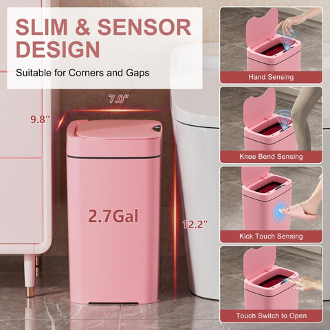 Vanpopubs touchless lid activation with infrared sensor