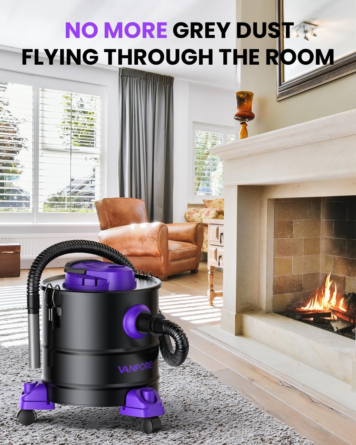 VANPORE HEPA-filter system traps fine dust and protects indoor air quality.