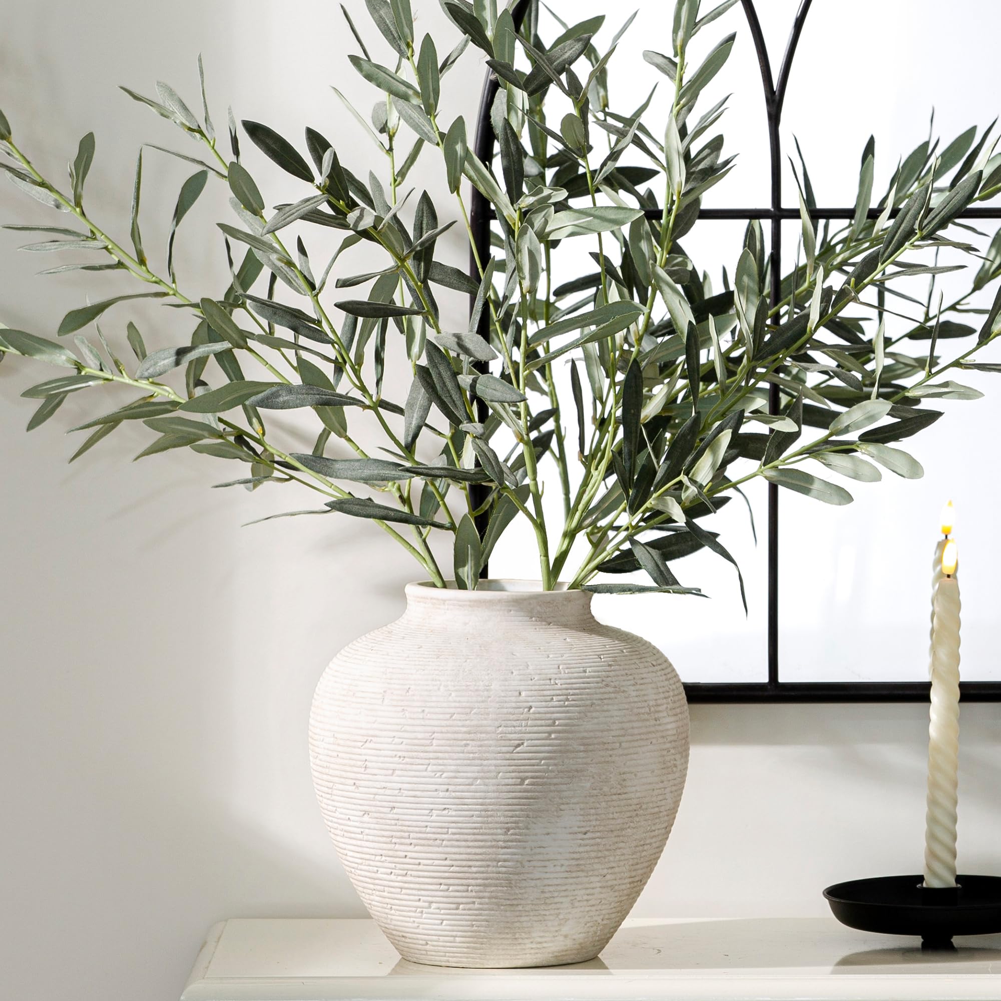Vanselia handcrafted vase highlights rich texture and rustic charm.