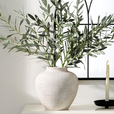 Vanselia handcrafted vase highlights rich texture and rustic charm.