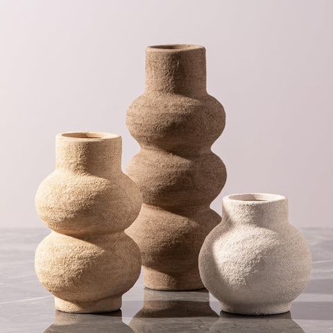 Vanselia large living room ceramic vase set display for farmhouse style