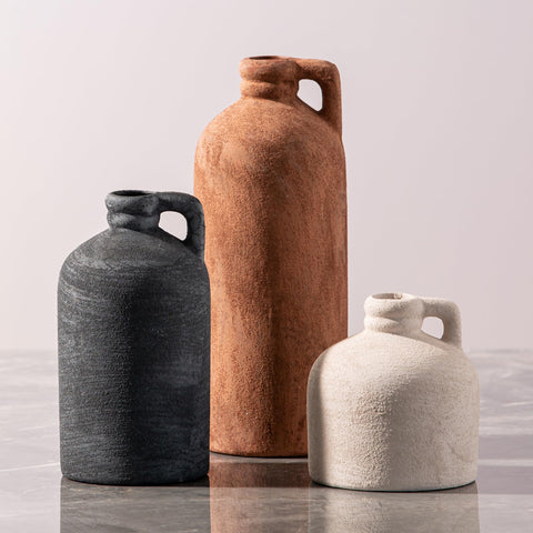 Vanselia ceramic vase set large, sturdy centerpiece with timeless charm.
