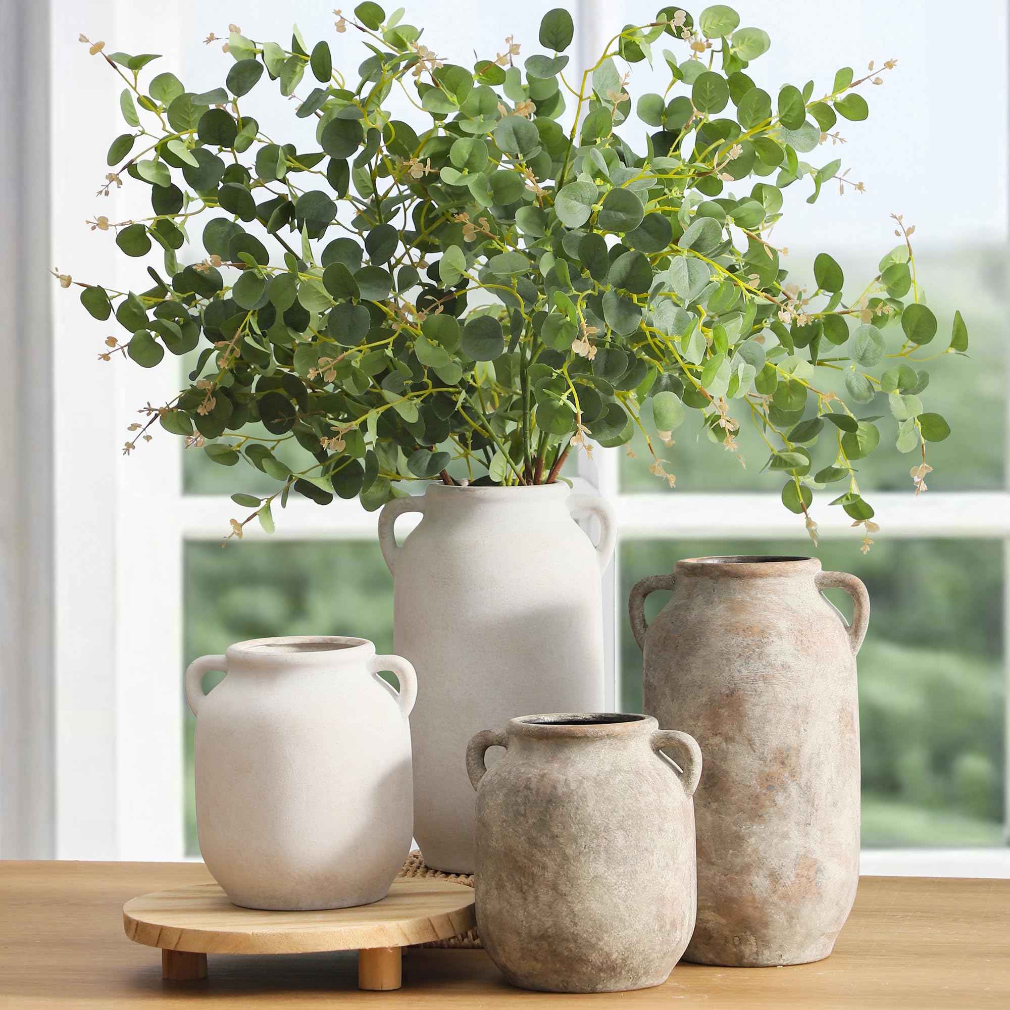Vanselia gift-ready rustic vase packaged in a sturdy box.