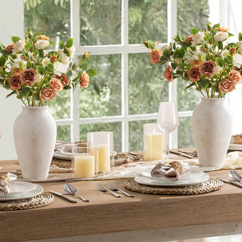 Vanselia vase waterproof interior supports fresh or faux arrangements