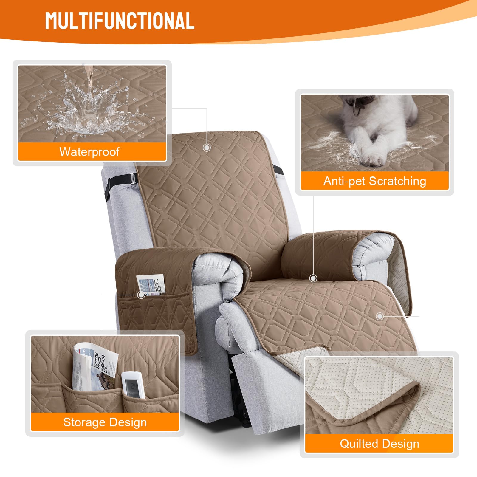 VANSOFY easy installation ensures a snug one-piece fit.