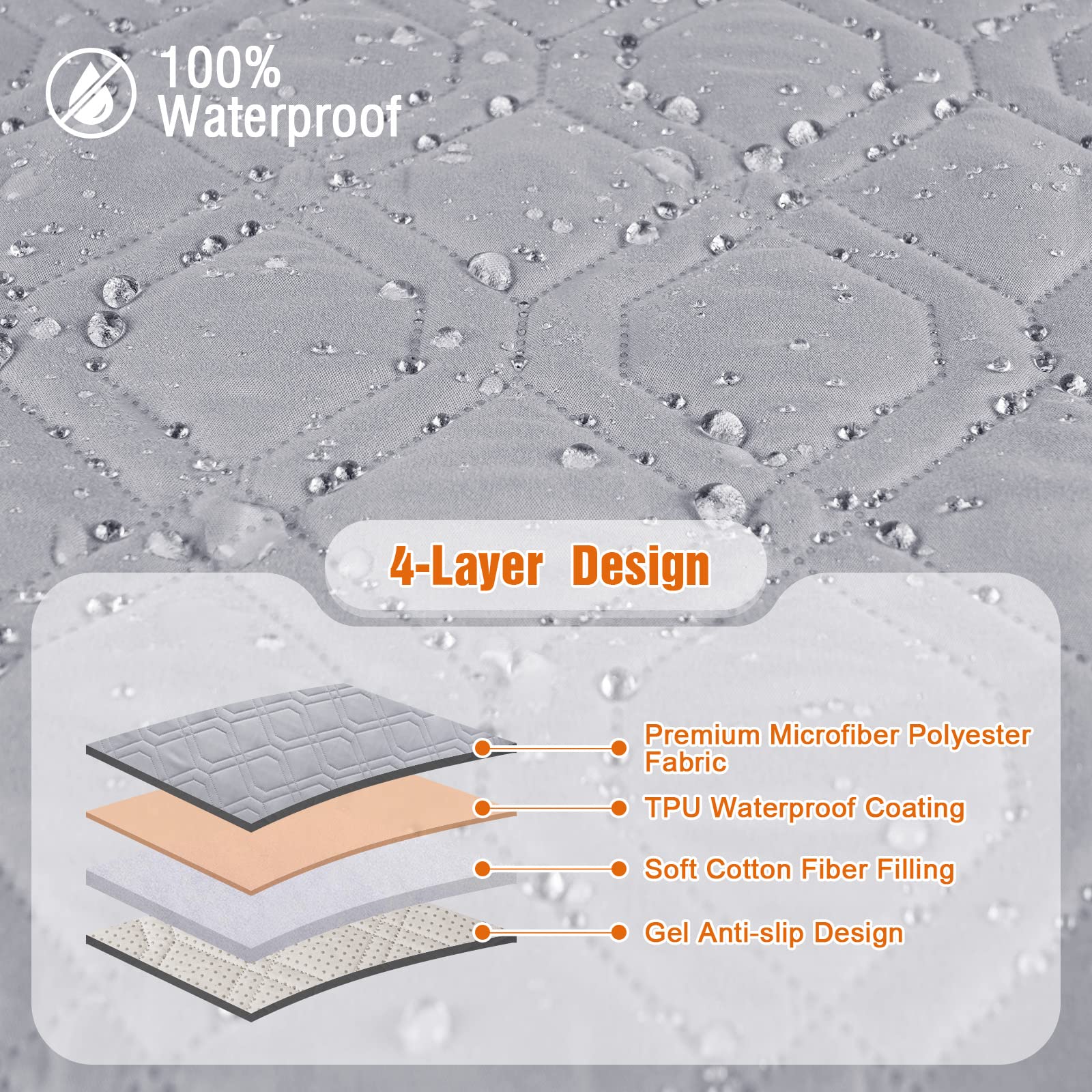 VANSOFY machine washable fabric stays easy to care for after washing.