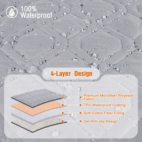 VANSOFY machine washable fabric stays easy to care for after washing.