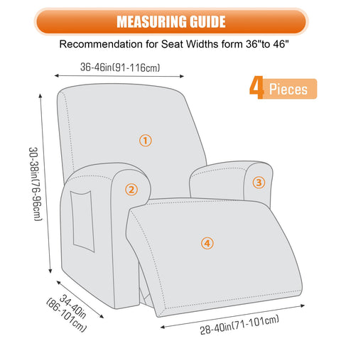VANSOFY left armrest cover highlighting seamless fit and stain resistance.