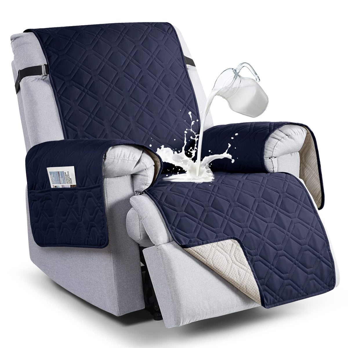 VANSOFY recliner cover shows waterproof durability for pets