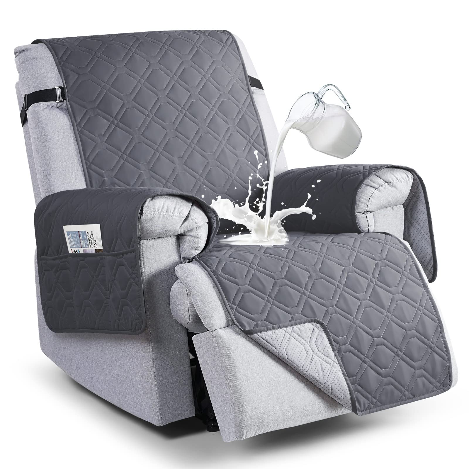 VANSOFY recliner cover waterproof layer protects furniture from spills