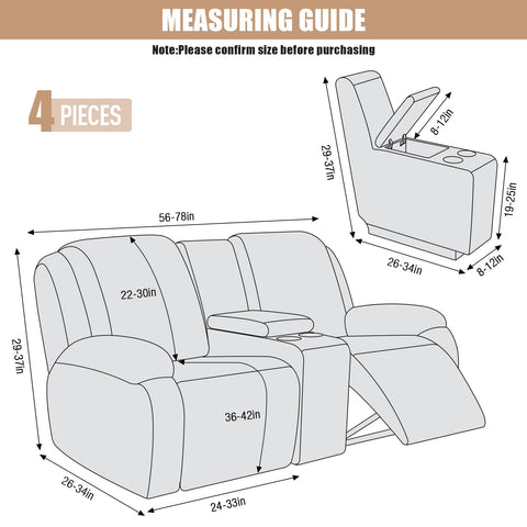 VANSOFY cover shows side pockets for remotes and phones