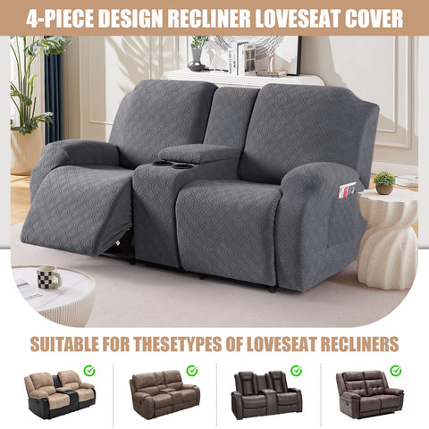 VANSOFY full-coverage recliner cover shields from spills and pet messes