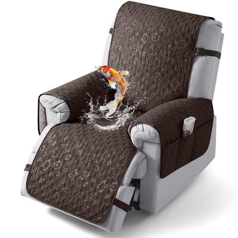 VANSOFY waterproof recliner cover side view protects against spills and pet scratches.