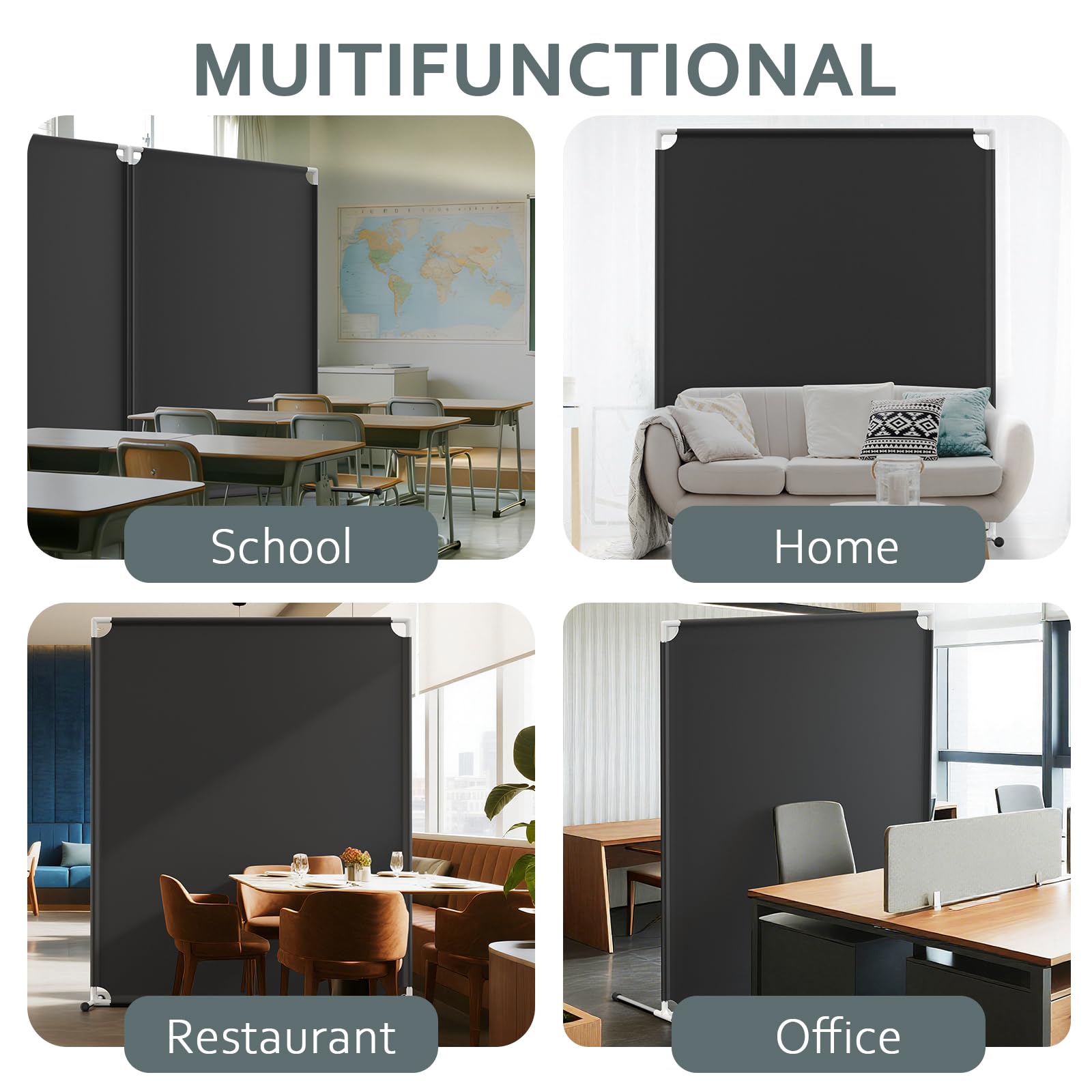 VANSYNOX durable PE fabric blocks light and resists tears for privacy.