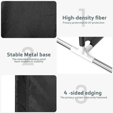 VANSYNOX lightweight divider weighs 7.9 pounds for easy repositioning.