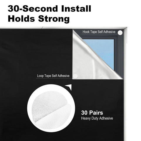Vanten blackout curtains quick-install guide for easy setup.