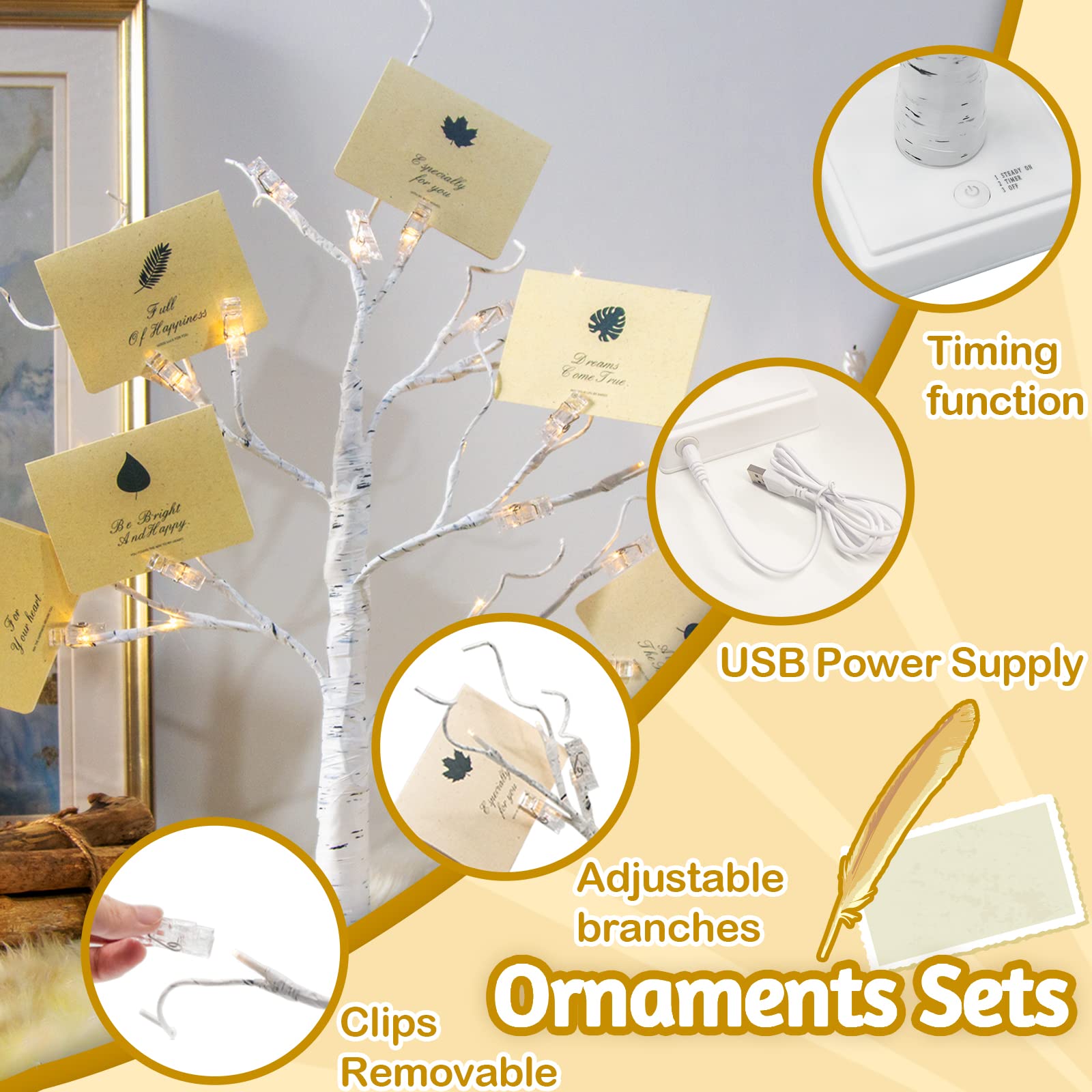 Vanthylit money tree gift holder for photos and small cards