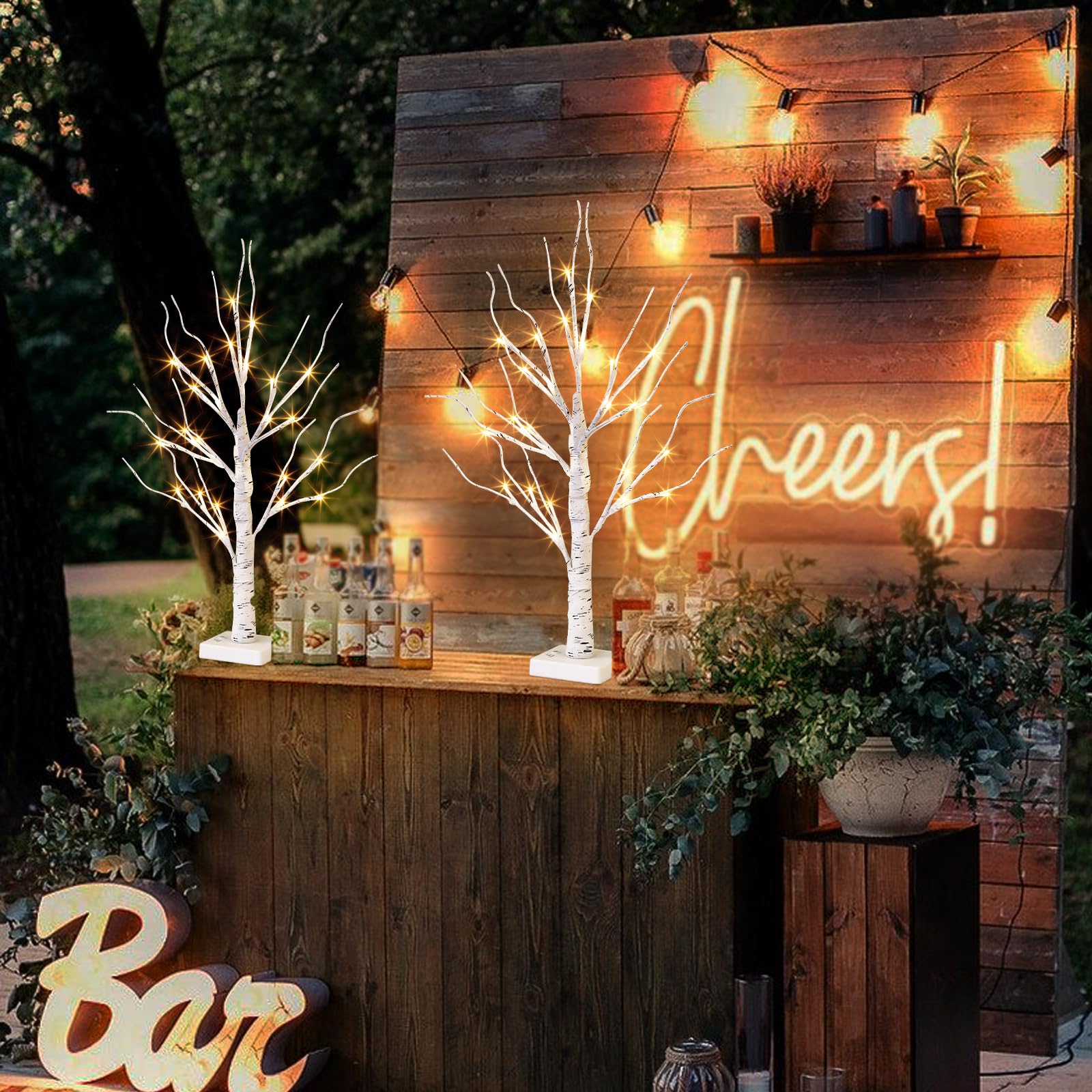 Vanthylit 24 warm white LEDs provide even illumination and festive atmosphere