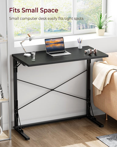 Vantic compact storage design stores behind a door or under bed.