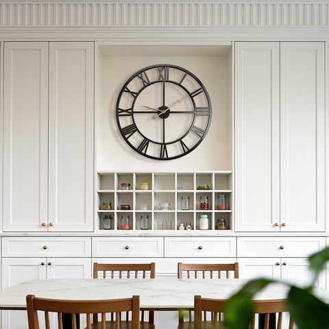 Vantic elegant metal wall clock design adds modern sophistication