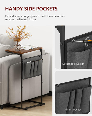 Vantic end table demonstrates 22 lb load capacity for daily use