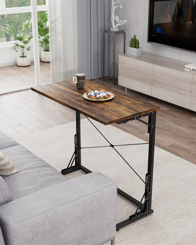 Vantic desk with reinforced metal frame and X-truss for stability.