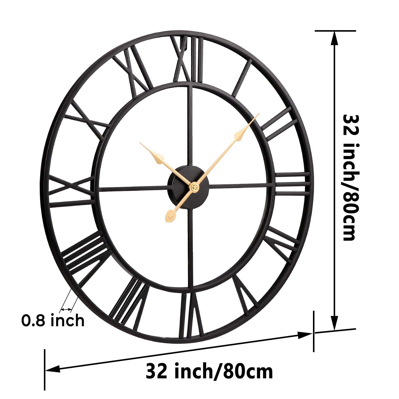 Vantic gift-ready wall clock suitable for housewarmings