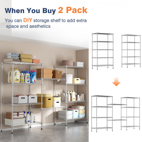Kitchen storage setup keeps cookware and supplies organized and accessible