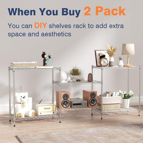 Anti-rust steel frame of VANZBON shelf resists moisture in kitchens.
