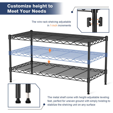 VANZBON kitchen and pantry storage keeps essentials organized.