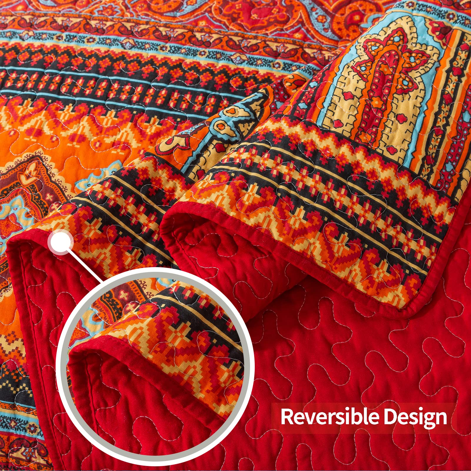 VAPUTAR three-layer quilt construction emphasizes durability and long-lasting comfort