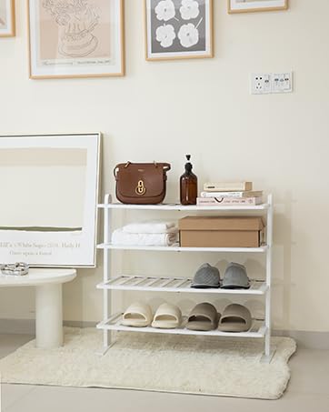 Varhomax Shoe storage solution with included hardware for quick assembly