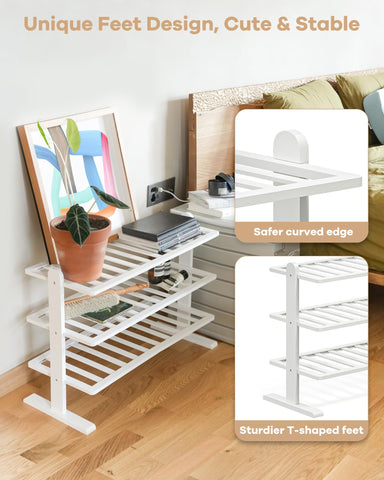 Varhomax rack by entryway keeps shoes neat and ready.