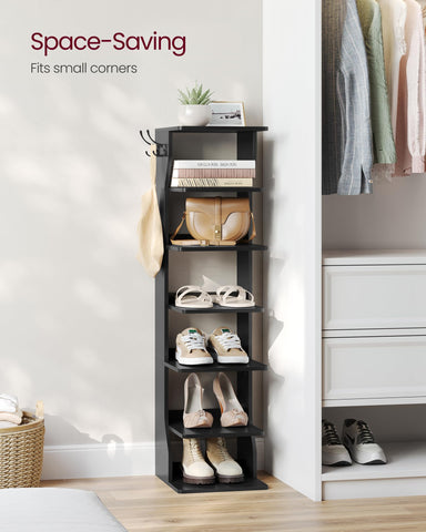 VASAGLE 7-tier rack middle shelves with 6.7-in spacing