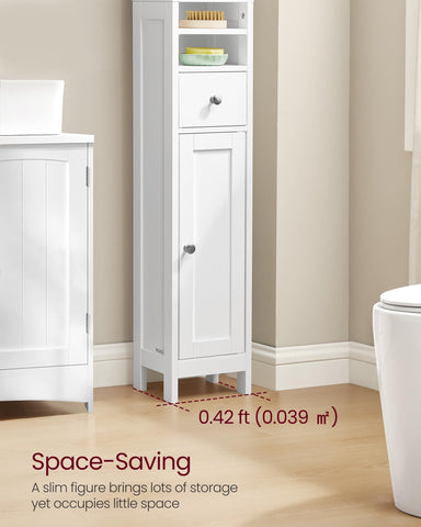 VASAGLE adjustable shelves detail showing customizable storage for items of different heights.