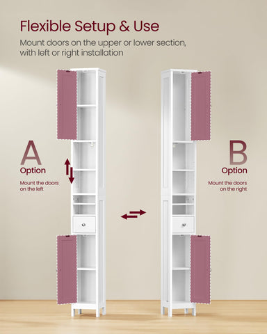 VASAGLE anti-tip kit secured to wall for safer, stable placement in busy spaces.