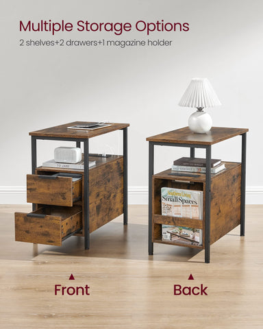 VASAGLE back magazine holder keeps reading materials neatly stored