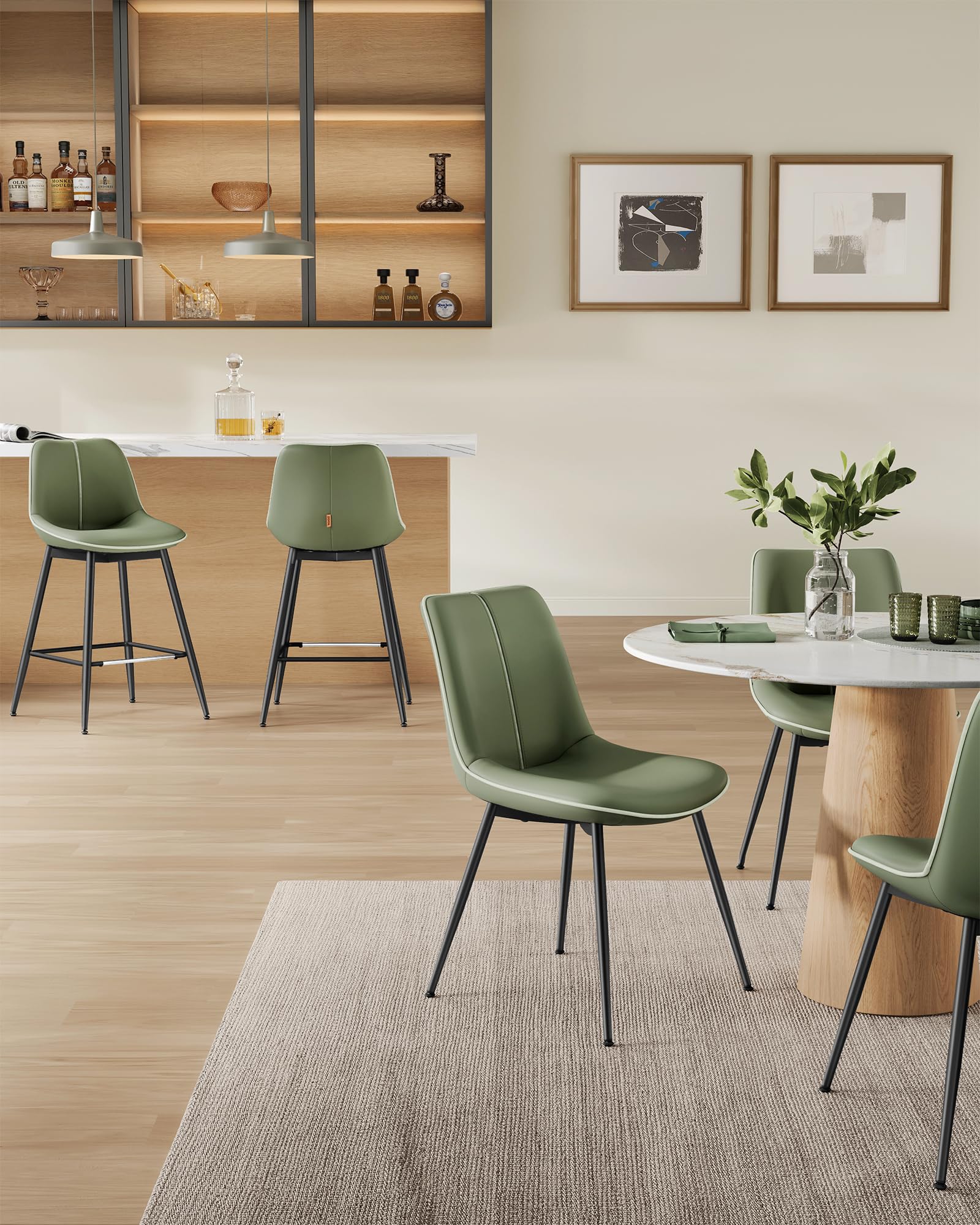 VASAGLE counter-height stools suitable for any counter or island