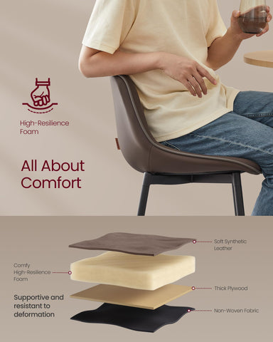 VASAGLE stools are quick to assemble with clear, simple instructions.
