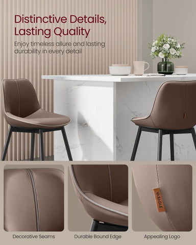 VASAGLE kitchen island seating blends style and versatility for entertaining.
