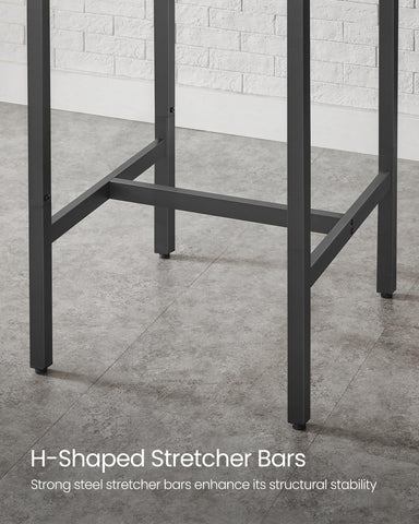 VASAGLE bar table suits narrow kitchen layouts and cozy living spaces.