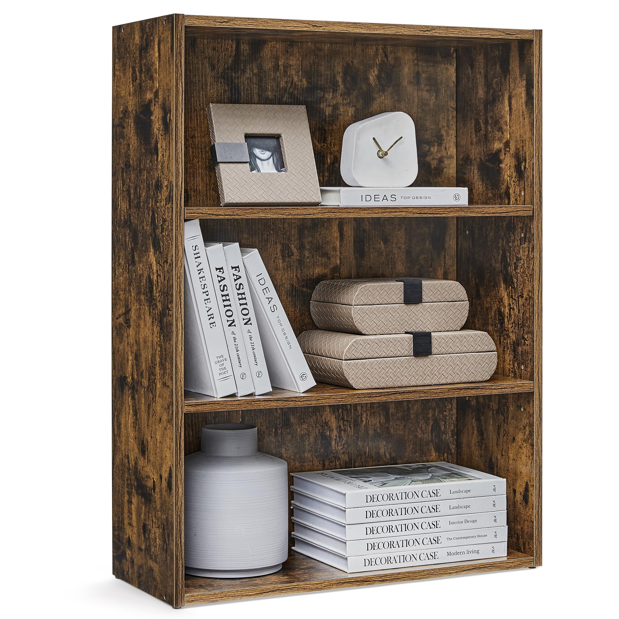 VASAGLE CUSTOS collection open storage design showcases organized display and easy access.
